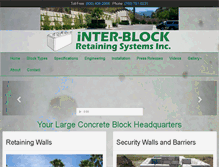 Tablet Screenshot of inter-block.com